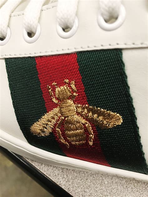 gucci new ace bee sneakers|gucci ace sneakers bee review.